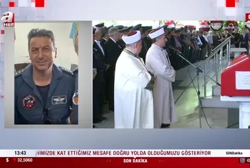 Şehit pilot Uğur Yıldız'a veda!