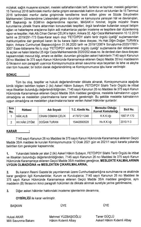 son-dakika-milli-savunma-bakanligi-karariyla-fetocu-iki-askeri-hakim-cihan-osman-celik-ve-dogan-turan-meslekten-ihrac-edildi-1610661419868.jpg Son dakika: Milli Savunma Bakanlığı kararıyla FETÖ'cü iki askeri hakim Cihan Osman Çelik ve Doğan Turan meslekten ihraç edildi-7