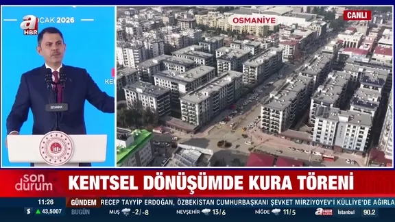 Kentsel dönüşümde kura töreni