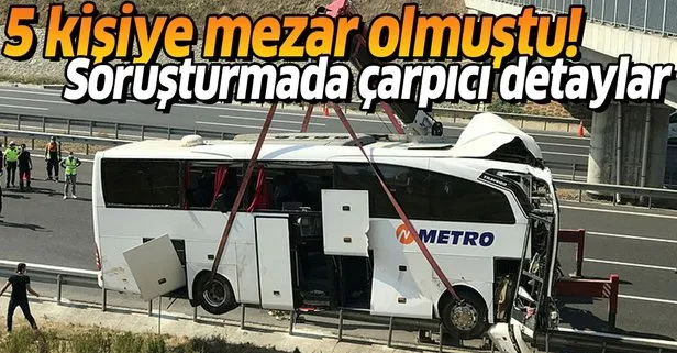 5 kişiye mezar olmuştu! Kuzey Marmara Otoyolu’ndaki korkunç kazanın soruşturma dosyasında çarpıcı detay