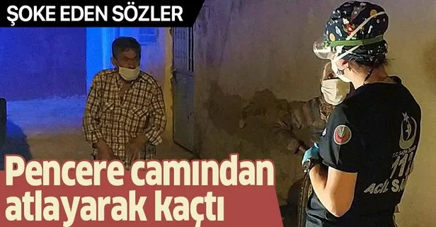 Test yapılacak hasta pencereden atlayıp kaçtı