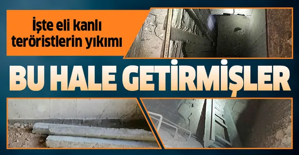 PKK/YPG'li hainler okulları kullanılamaz hale getirmişler