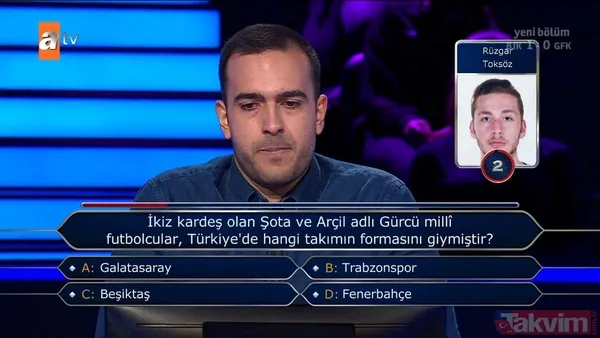 Kenan İmirzalıoğlu Kim Milyoner Olmak İster'de sordu: Dikkat çeken Cumhuriyet ve Atatürk sorusu - 50