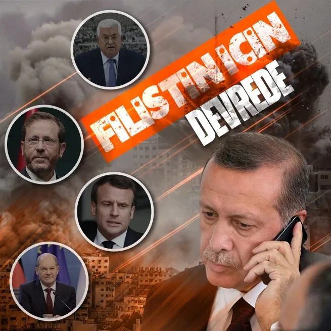 Başkan Erdoğanın Filistin diplomasisi sürüyor! Görüşmeler peş peşe geldi