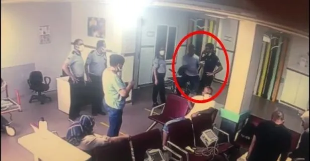 Hastanede panik! Silahını alıp kaçtı