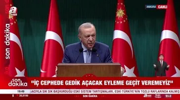 Başkan Erdoğan'dan Terörsüz Türkiye sürecini zehirleyenlere sert mesaj
