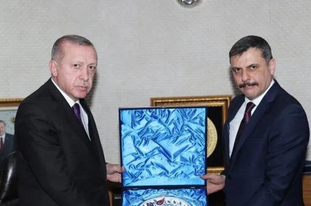 Cumhurbaşkanı Erdoğan Çorum Valisi Mustafa Çiftçi'yi kabul etti