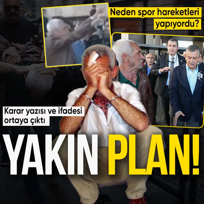 CHP Genel Başkanı Özele saldıran şüpheli Selçuk Tengioğlu tutuklandı! Neden spor hareketleri yapıyordu? Karar yazısı ve ifadesi ortaya çıktı
