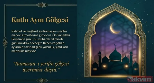13 Şubat Ramazan İklimi Hutbesi yayınlandı: Diyanet Ramazan’ın rahmet ve kardeşliğine dikkat çekti - 5