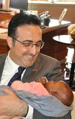THY uçağında doğan Kadiju bebek Türkiye'de
