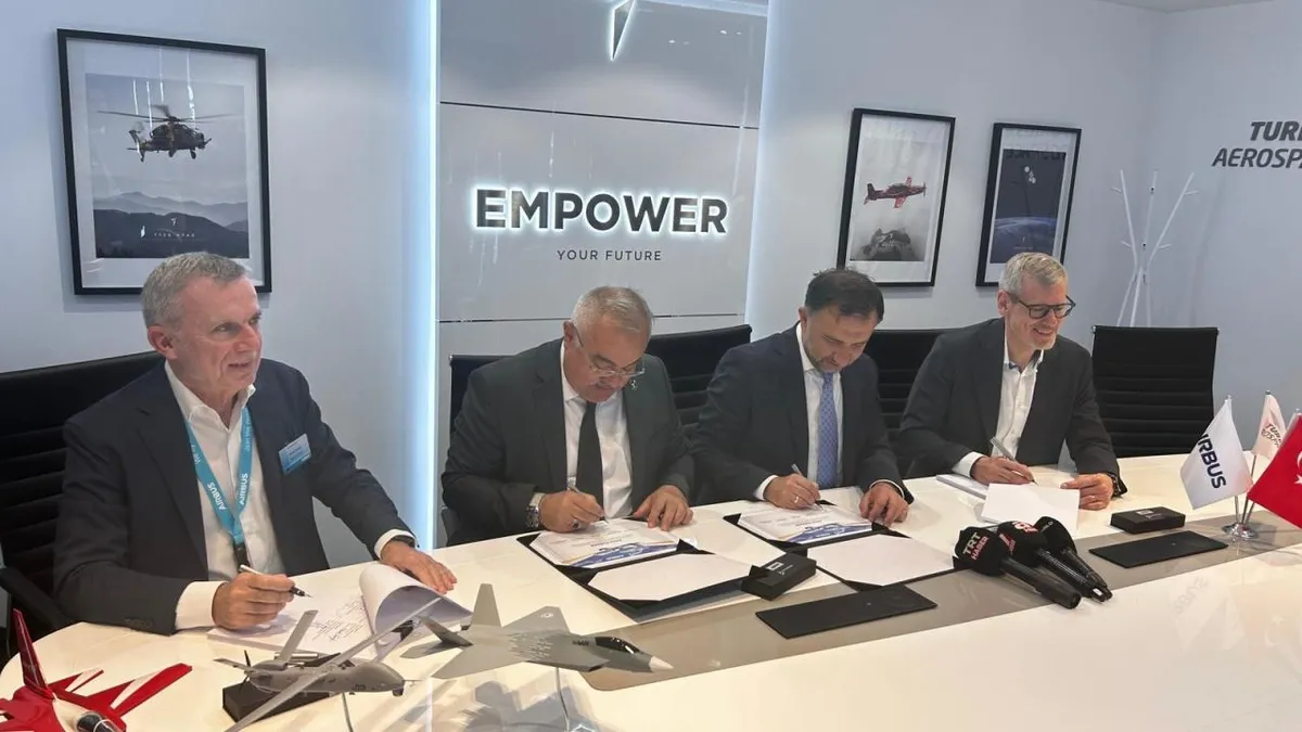 TUSAŞ ve Airbus Paris Havacılık Fuarı'nda imzalar atıldı! 2 yeni anlaşma