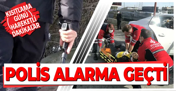 İstanbul Esenyurt'ta hareketli dakikalar! Sokağa çıkma kısıtlamasında polisi alarma geçiren olay!