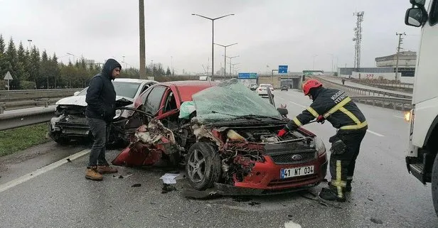 Son dakika: İstanbul Gebze’de zincirleme trafik kazası: Yaralılar var