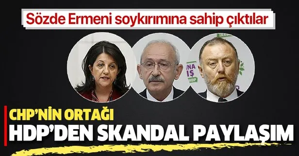 HDP sözde Ermeni soykırımına sahip çıktı