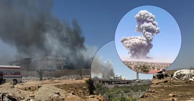 Suriye'de panik anları | Silah deposunda patlama: Çok sayıda ölü ve yaralı var