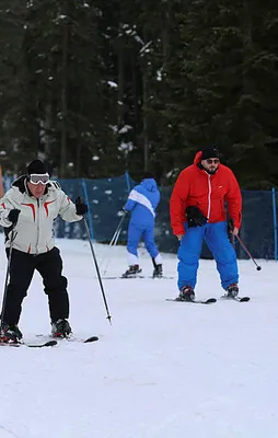 Anadolu'nun 'yüce dağı'nda kayak keyfi