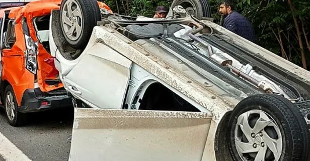 Sakarya’da zincirleme kaza: 4 kişi yaralandı