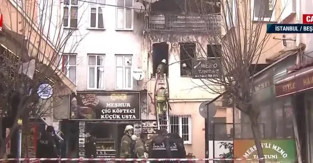 İstanbul Beşiktaş'ta ahşap binada yangın çıktı: 85 yaşındaki Şakir Kabak hayatını kaybetti