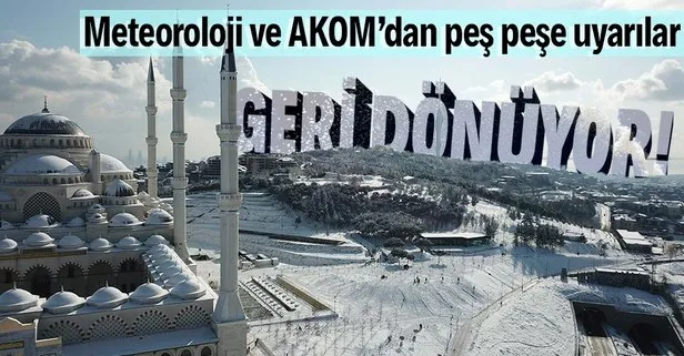 Kar yağışı kapımızda! Meteoroloji’den İstanbul ve birçok il için kar yağışı uyarısı | 18 Ocak hava durumu! Bir uyarı da AKOM’dan