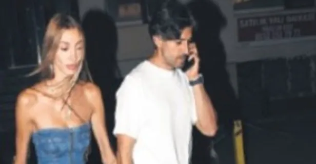 Şevval Şahin ve Burak Ateş Bebek’te gazetecilerden kaçtı