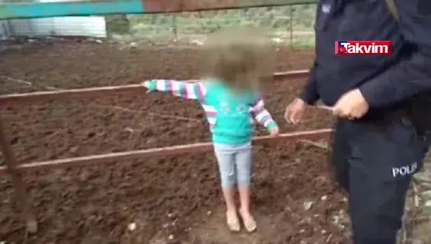 Osmaniye’de dehşete düşüren olay! Çite bağlanan 2 çocuğu polis kurtardı