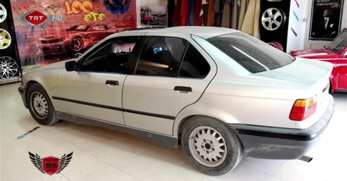 BMW marka arabasının son halini görünce hüngür hüngür ağladı! Gözünden sakınıyordu...