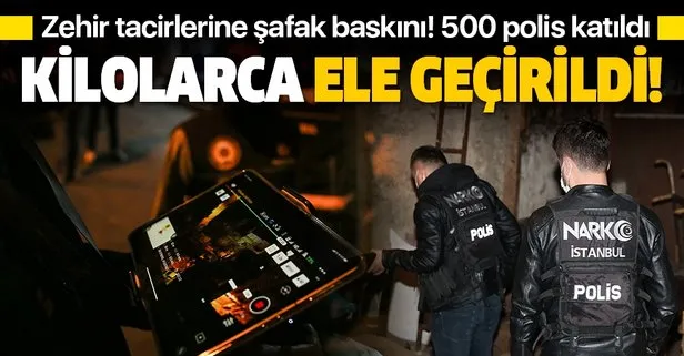SON DAKİKA: İstanbul’da dev uyuşturucu operasyonu