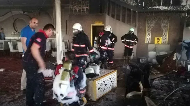 Malatya’da düğün salonunda korkutan yangın!