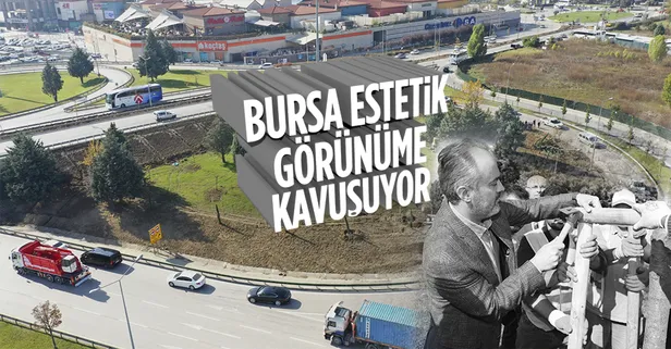 Bursa estetik görünüme kavuşuyor