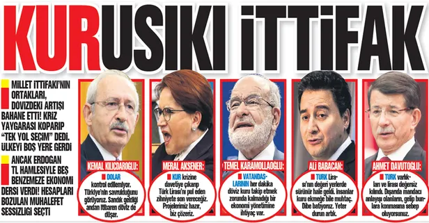 Millet İttifakı, dövizdeki artışı bahane edip yaygara kopardı! Başkan Erdoğan TL hamlesiyle ekonomi dersi verdi