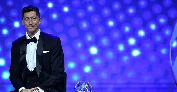 UEFA’nın en iyi oyuncu ödülünü Bayern Münihli Robert Lewandowski kazandı