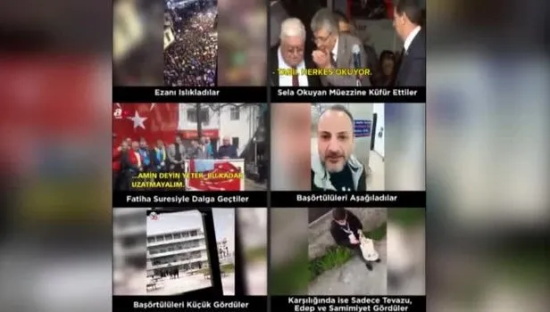 CHP-HDP-İYİ Parti ve Saadet Partisi'nin kirli işbirliği Zillet İttifakı'nın kara tablosu