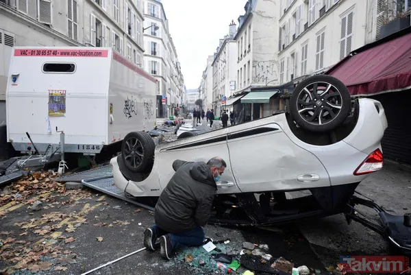Terör örgütü PKK yanlıları Paris'i savaş alanına çevirdi! Türkiye'deki siyasi ayak HDP iftiraya başladı - 20