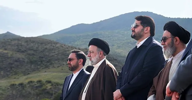 İran Cumhurbaşkanı İbrahim Reisi'nin helikoptere binmeden önceki son görüntüleri yayınlandı!