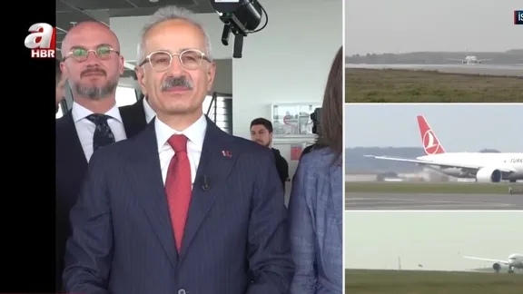 İstanbul Havalimanı’nda 3’lü pist uçuşu! 3 uçak aynı anda havalandı