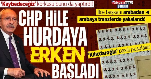 Son dakika: Konya’da CHP ilçe başkanı ’Kılıçdaroğlu’ ve ’CHP’ye mühür basılı oy pusulalarıyla yakalandı