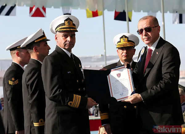 Başkan Erdoğan TCG Burgazada'nın teslim törenine katıldı - 39