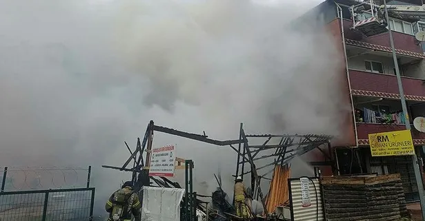 Ataşehir'de yangın! Ekipler olay yerine sevk edildi