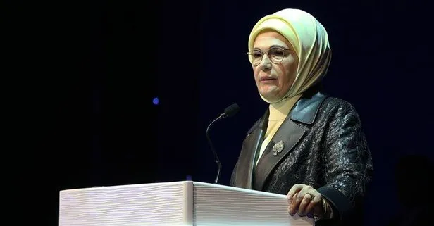Emine Erdoğan’dan İsrail baskınına kınama!