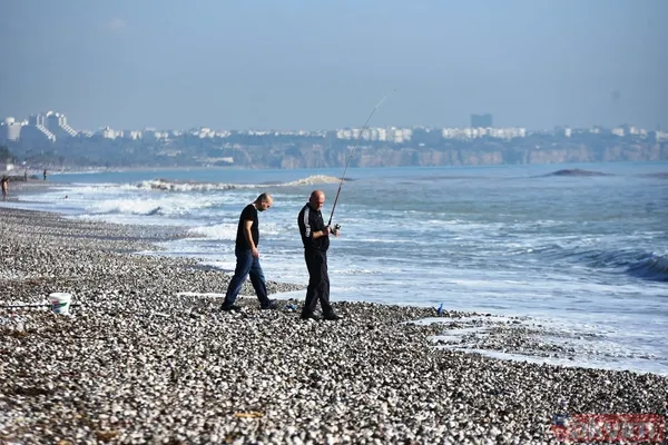 Antalya'da yılın ilk gününde deniz keyfi! 'Deniz suyu sıcak' - 9
