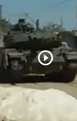 Türk tankları taarruz hazırlığında