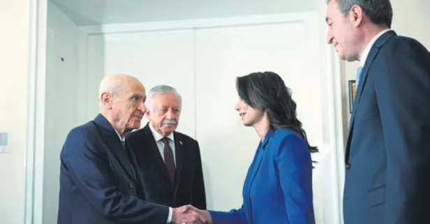 MHP Genel Başkanı Devlet Bahçeli  DEM Parti Eş Genel Başkanları ile bir araya geldi