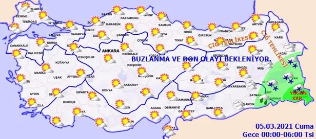 SON DAKİKA: Meteorolojiden o illere yoğun kar uyarısı | 4 Mart İstanbul'da hava nasıl olacak?-6
