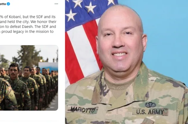ABD’li komutan Wayne Marotto terör örgütü PKK/ YPG/PYD/SDG'yi Twitter üzerinden övdü: Gururlu bir miras oluşturdu