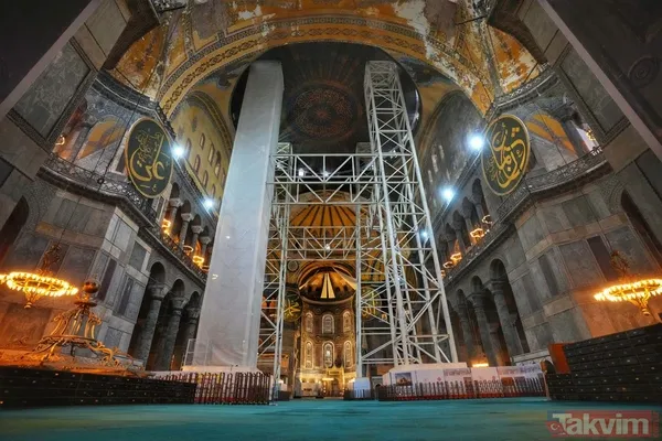 En kapsamlı restorasyon! Bakan Ersoy açıkladı: Ayasofya'da 7 tünel hattını da belgeledik - 17