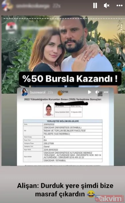 Alişan'ın eşi Buse Varol üniversiteli oldu! Kazandığı bölümü sosyal medya hesabından paylaştı ortalık yıkıldı: "Durduk yere masraf çıkardın" - 7