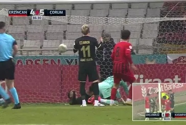 Erzincan Çorum maçında 9. gol!