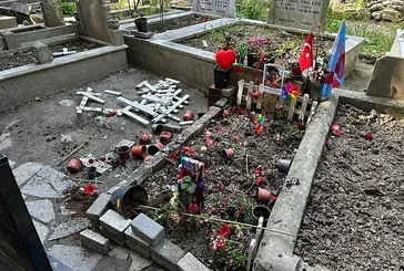 Saldırıya uğrayan Mattia Ahmet Minguzzi'nin mezarı eski haline getirildi