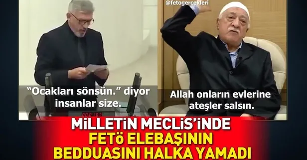 FETÖ elebaşının bedduasını halka yamadı!