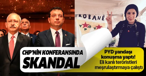 CHP’nin Suriye konferansında skandal! Terör örgütü PYD yandaşı Amy Austin Holmes katıldı